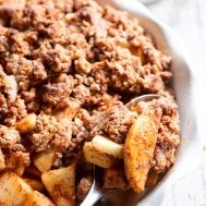 Paleo Maple Pecan Apple Crisp